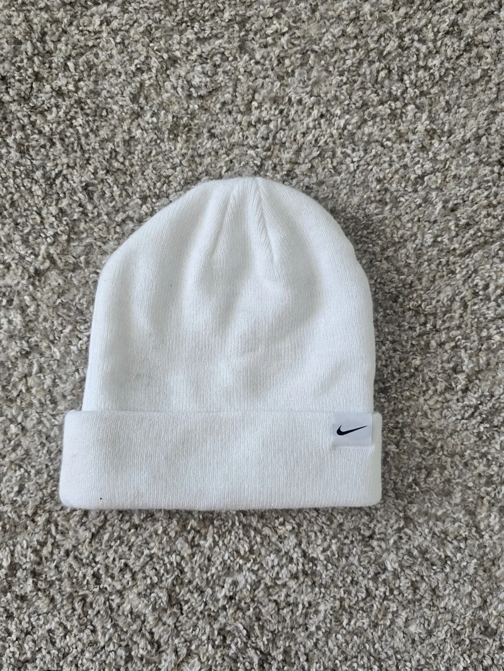 KC Current Official Nike Solid Beanie Hat White One Size Fits Most Winter Cap